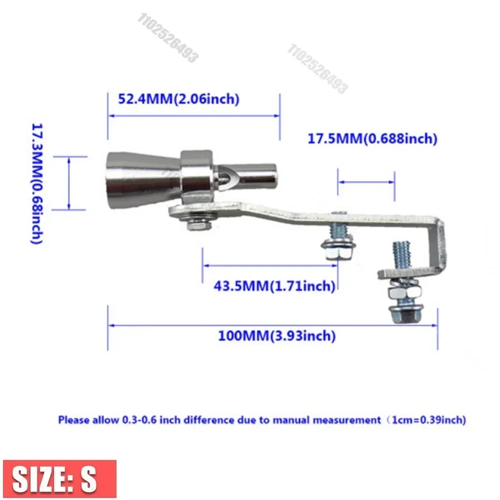 Exhaust Sounder Universal Turbine Exhaust Whistle Modified Exhaust Sound Simulator Motorcycle Tailpipe Automobile Pipe
