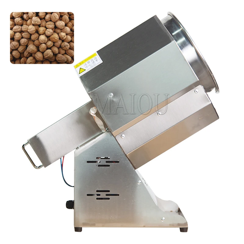 

220V 1500W Commercial Chestnut Walnut Baking Machine Cashew Peanut Grains Roaster Almond Cocoa Beans Nut Roasting Machine