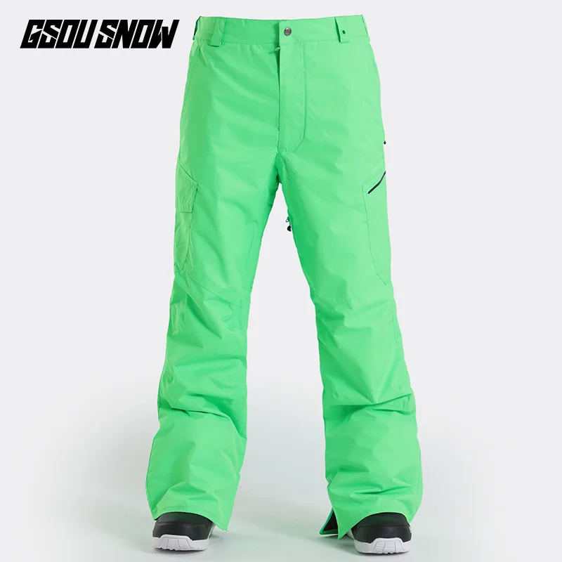 Men's Windproof Ski Pant, Waterproof Trouser, Snowboard Wear, Outdoor Sport, Skiing Riding, Mountain Male, Winter