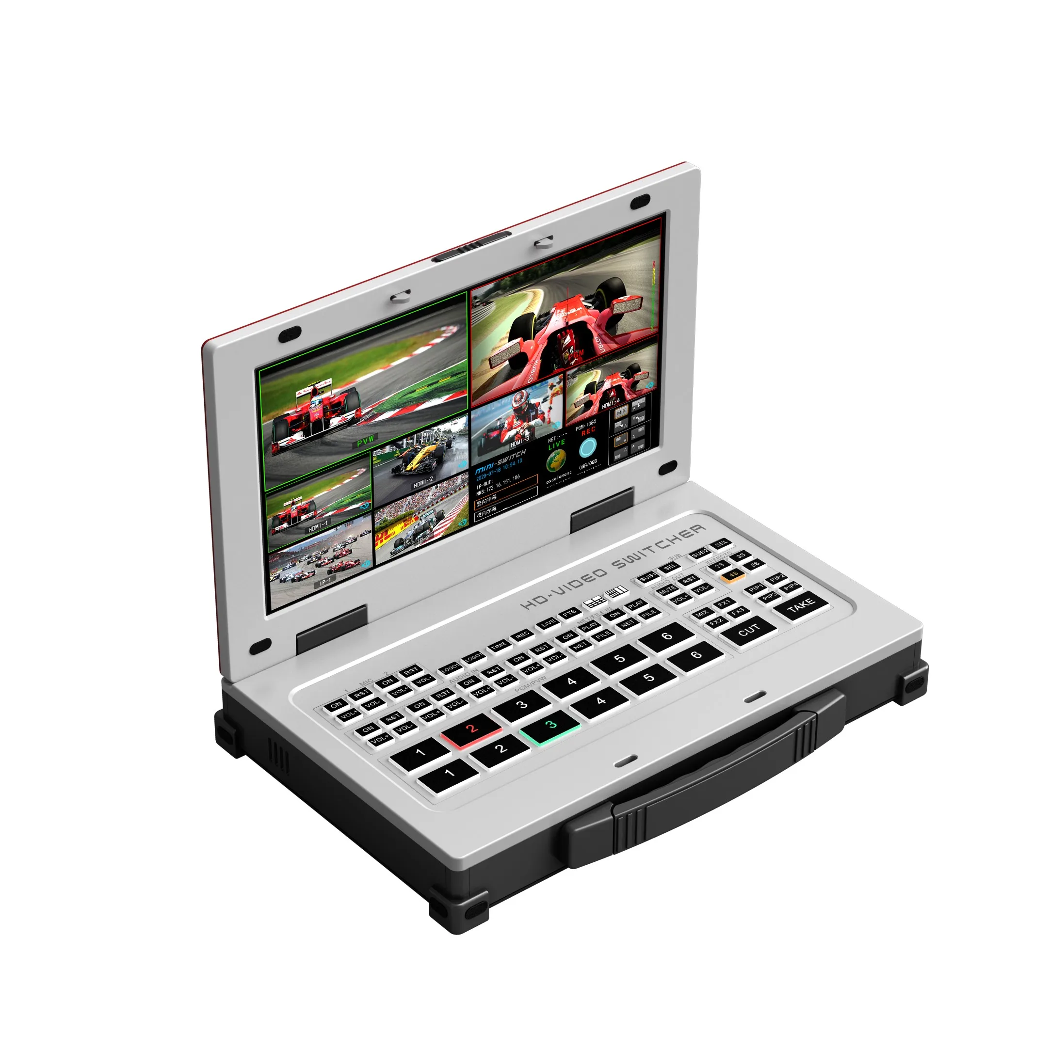 Formato Multiview 6 Canali Con Ingressi Dmi 4 * H Studio Televisivo Console Switcher Video Full Hd Vs Switcher Black Magic Atem