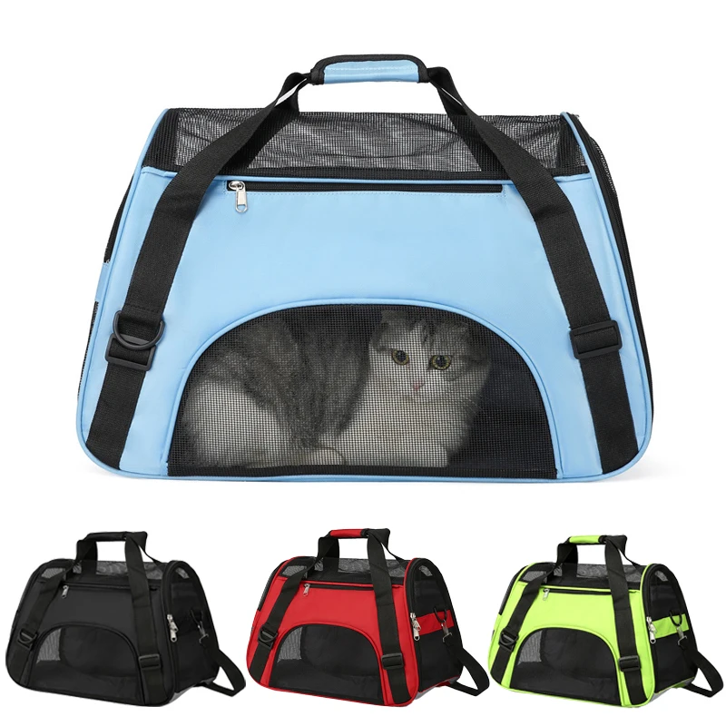 Cat Bag Soft Side Carrying Portable Mini Dog Carrier Bag Outgoing Travel Breathable Pets Handbag Transport Bag Cat Bag Soft Side Carrying Portable Mini Dog Carrier Bag Outgoing Travel Breathable Pets Handbag Transport Bag