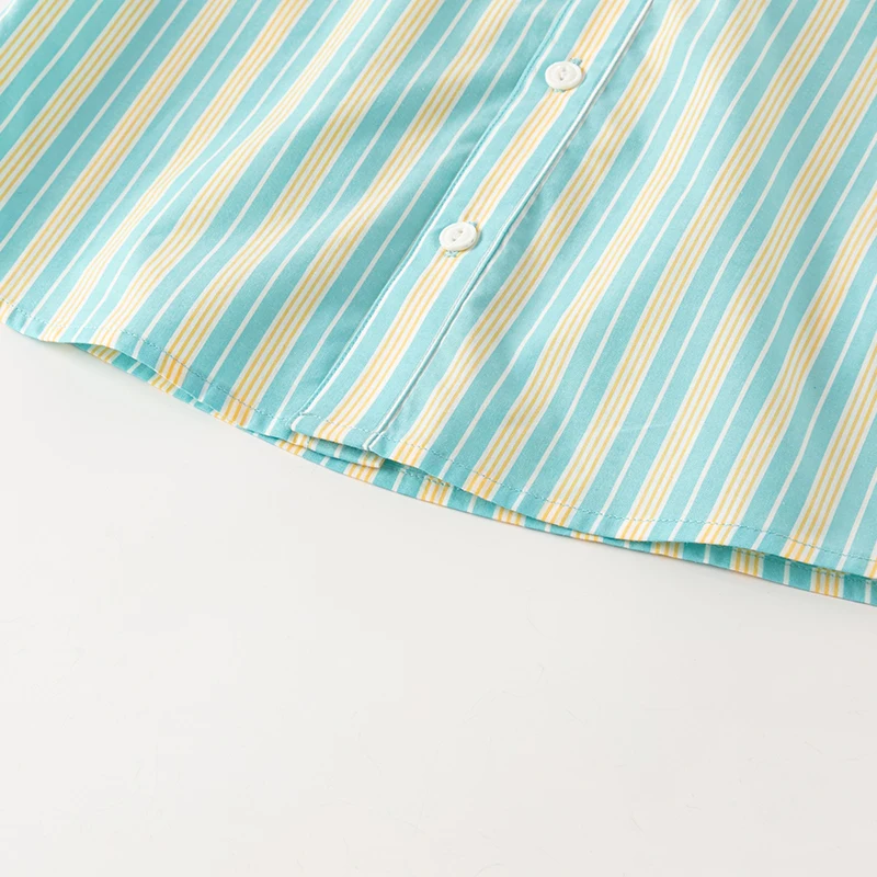 Dave Bella Children's Shirt Clothes New Spring Boys Baby Comfortable Fashion Casual Striped Top Cotton Party DK1248139