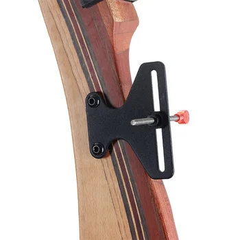 1pc T Scope Arco ricurvo Vista Arco lungo Takedown Pratica Bersaglio Tiro con l'arco semplice Acciaio inossidabile 60 grammi Accessori staccabili