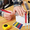 200pcs/box Large Capacity 2.8mm Woodworking Mechanical Pencil Leads, 5Color 2B Replacement Lead, Architects' Marking Accessory 3