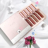 5 Colors Matte Lipgloss Sets Lightweight Lip Tint Waterproof Velvet-hazy Lip Mud Long-lasting Lip Gloss For Woman Makeup Kits 1