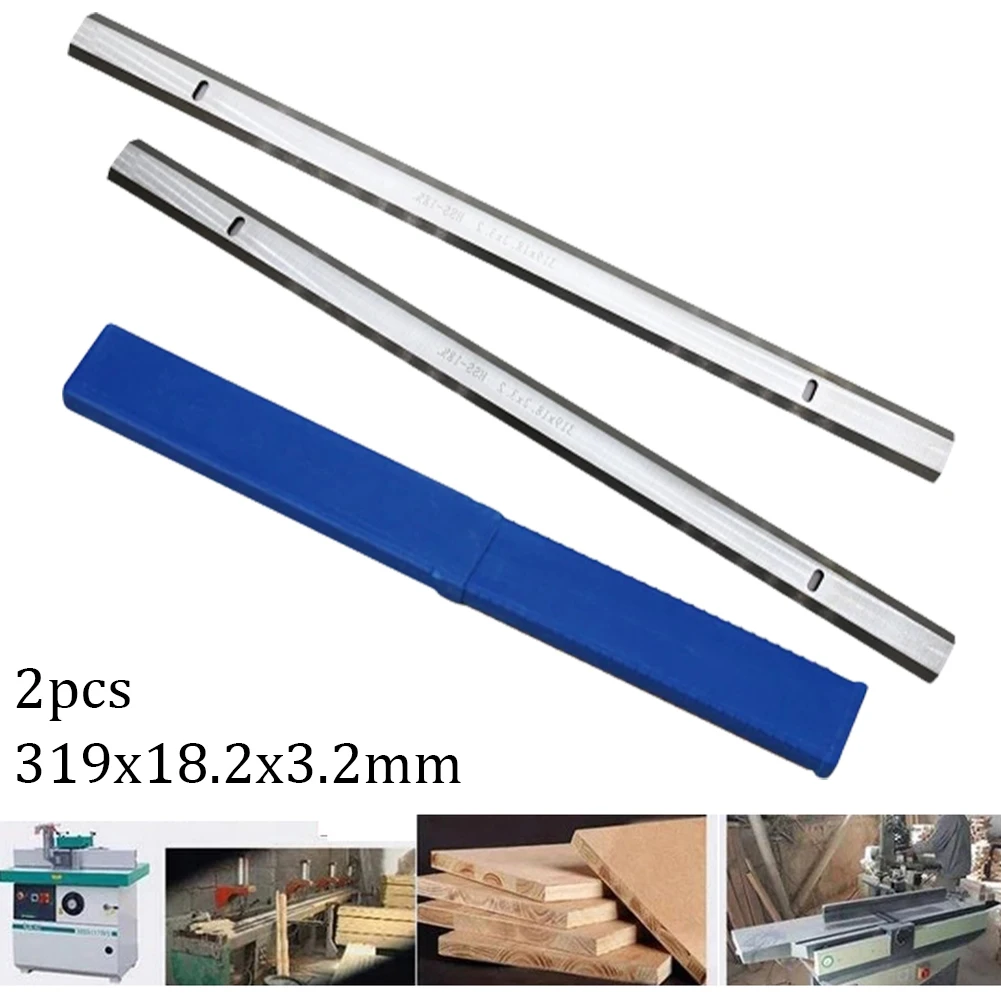 2 HSS Hobelmesser 13 Zoll - Doppelkantig Für Tischhobel