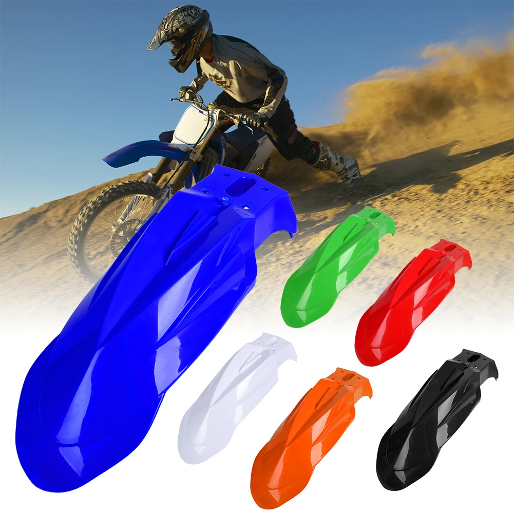 1X Parafanghi Anteriori Moto Universali In Plastica Abs Parafango Ruota Paraspruzzi Protezione Per Honda Yamaha Suzuki Kawasaki Bmw Harley