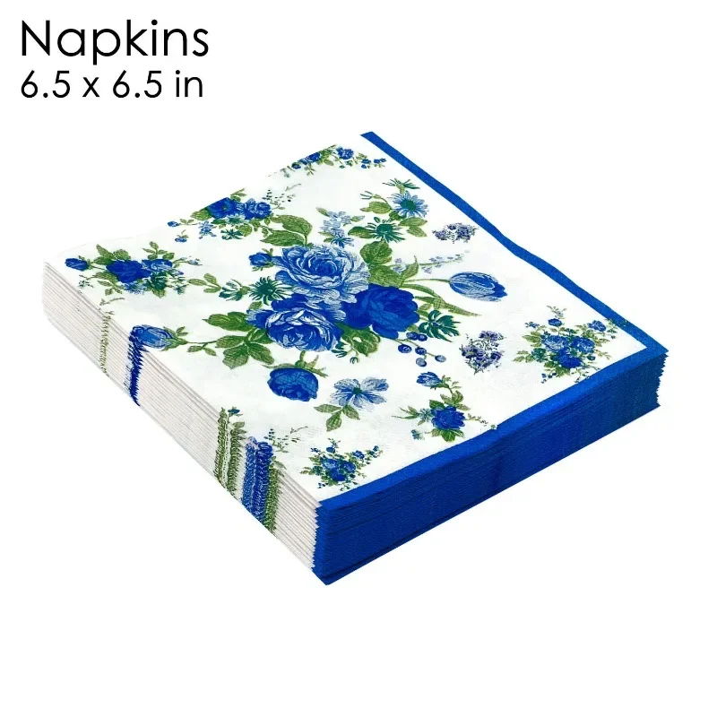 Paper Napkins Disposable Paper Placemats 20pcs/Pac DIY Dish Bone Bart Paper