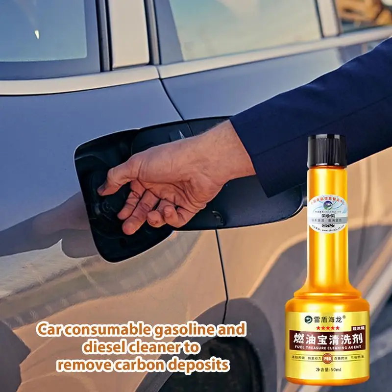 Engine Cleaner Additive Oil System Stabilizer 50ml Oil Injector Cleaner Oil Additive Professional Anti-Carbon Effect Deep Cleans