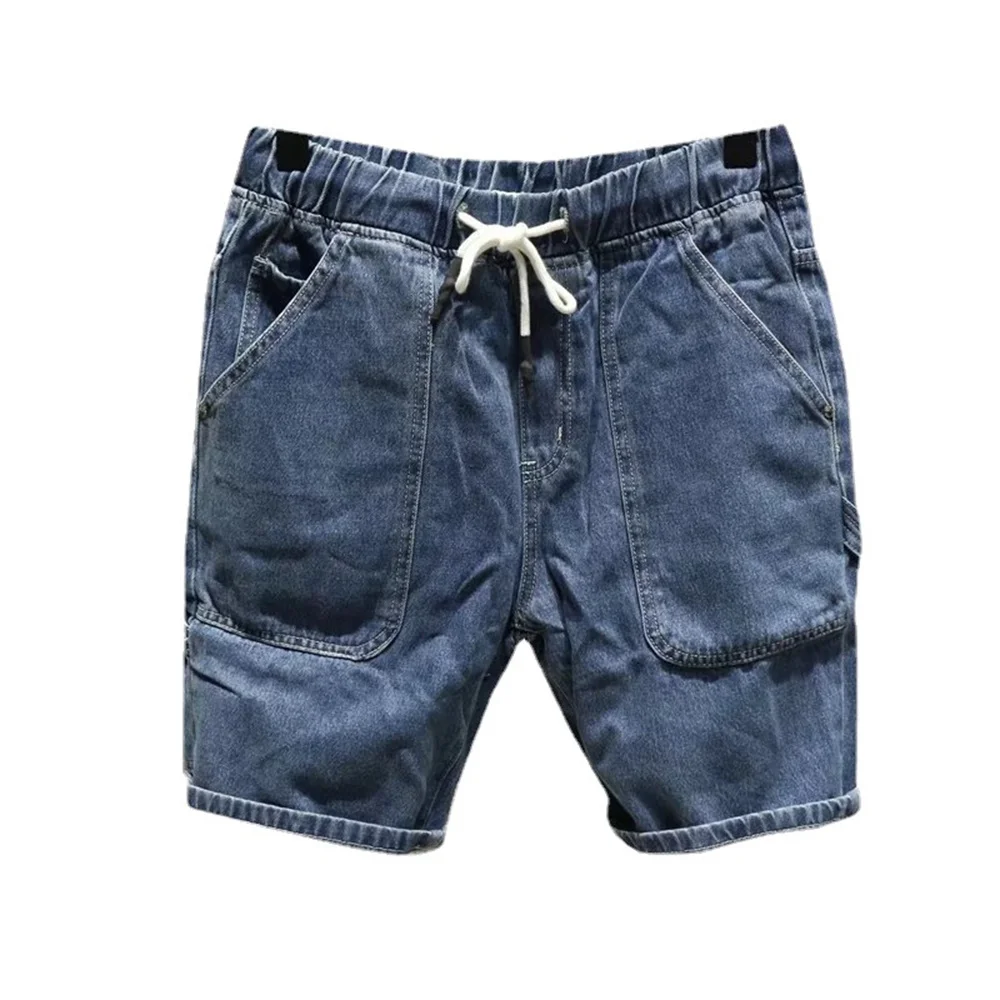 Fashion Brand Men Jeans Shorts Hole 2023Streetwear Harajuku Slim Straight Denim Shorts Summer Casual Baggy Ripped Jeans for men
