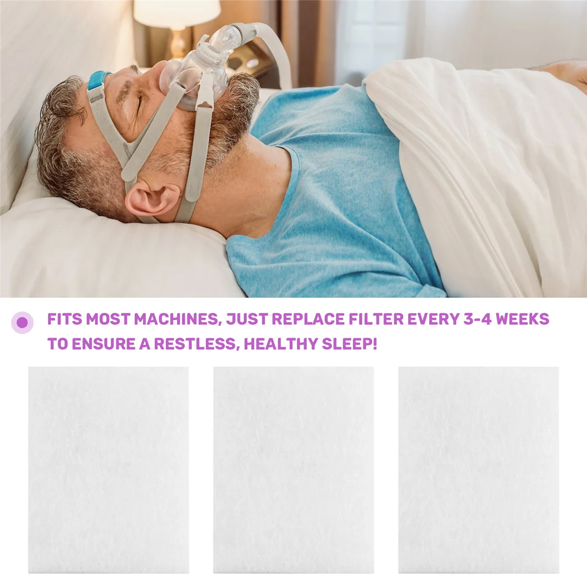 CPAP Air Filter-Ultra Fine Disposable Replacement Filters for CPAP Machines -20 Filters