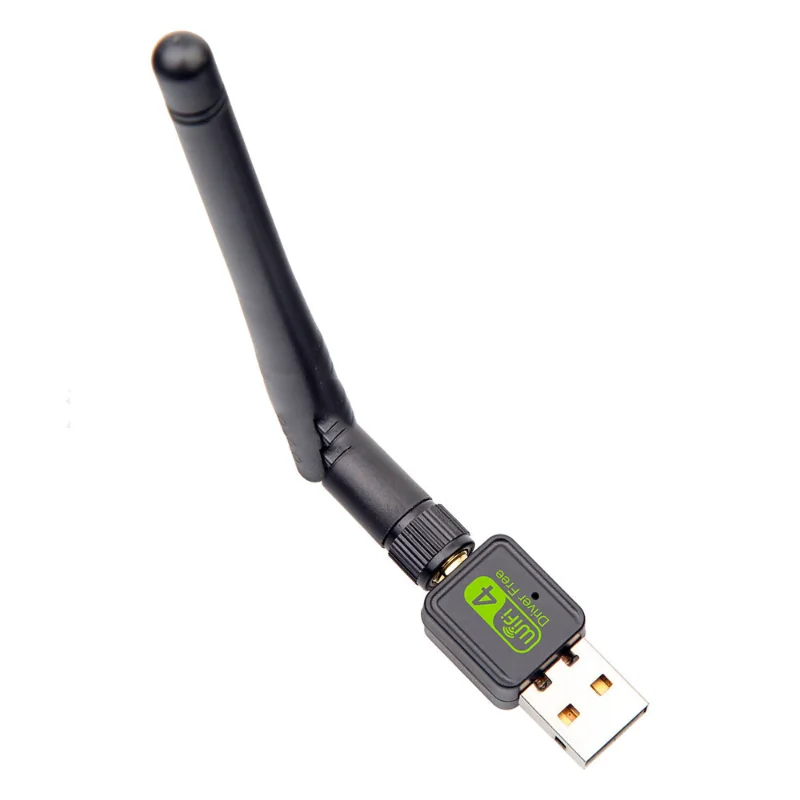 

New Version Driver-Free 2.4G 150M Wireless Network Card - External Detachable SMA Antenna