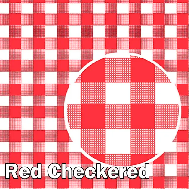 1Pc Piros, Fehér Kockás Terítő 137X274Cm Műanyag Eldobható Téglalap Asztal Borító A Születésnapi Party Piknik Dekorációhoz - Image 6