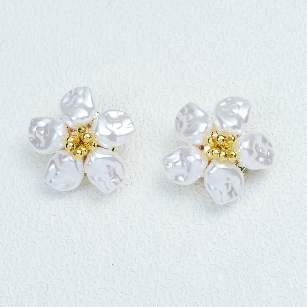 Copribottoni A Fiocco Con Perle Per Camicie E Abiti | Clip Elegante In Lega | Accessorio Moda Unisex