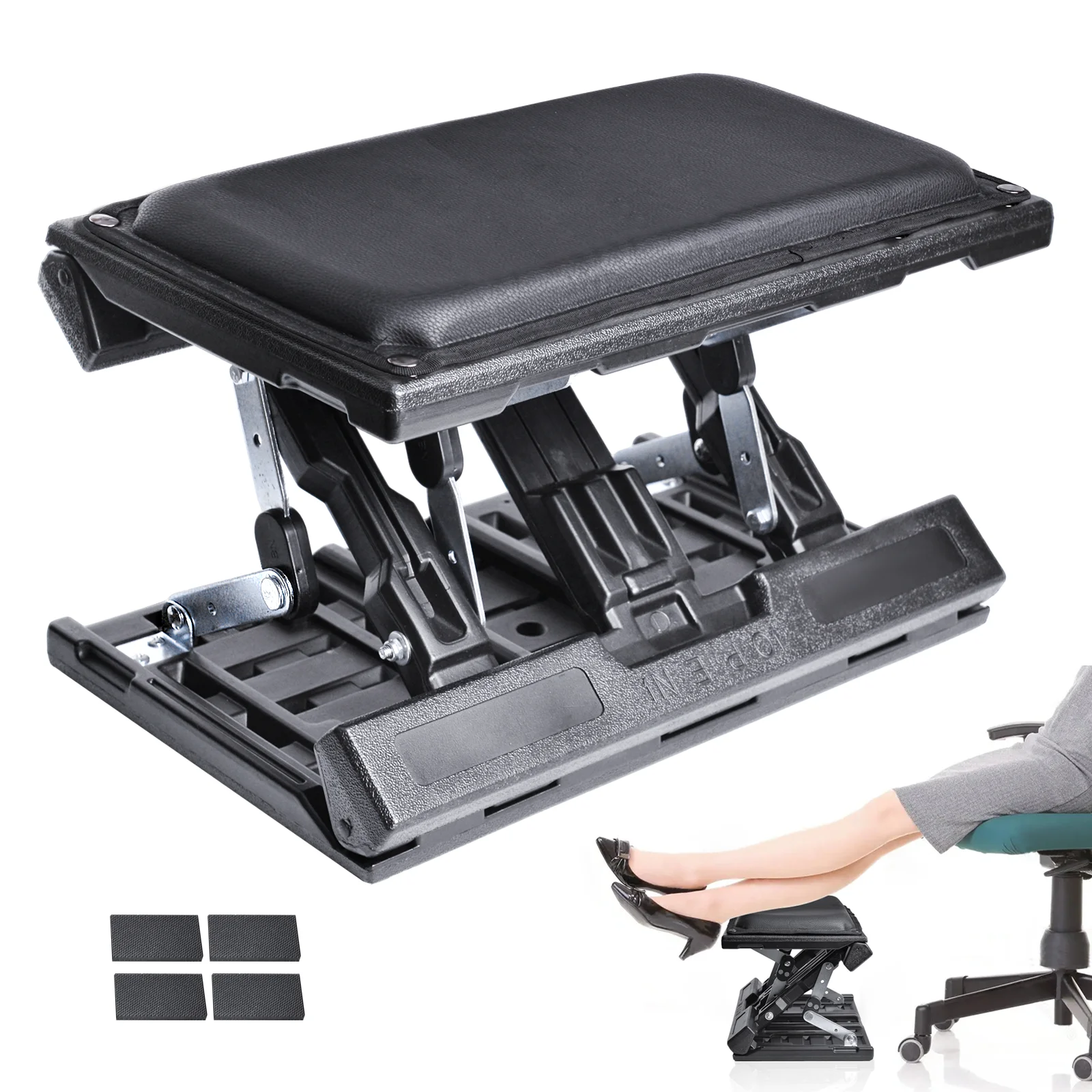 Scalebeard Foot Rest Strong Load-bearing Ergonomic Foldable Footrest Home Office Gaming Universal Non-slip Adjustable Footstool adjustable footrest