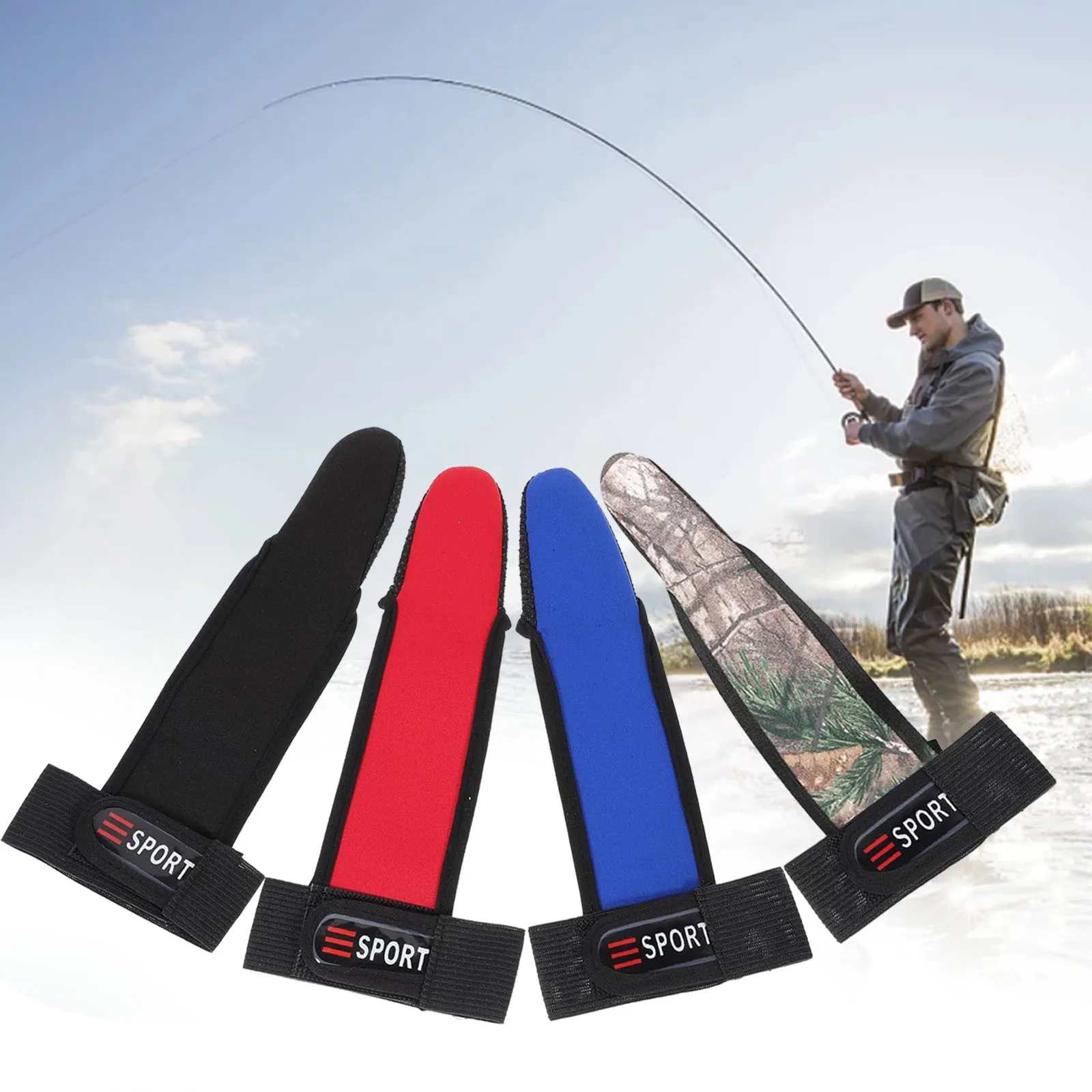 Fishing Gloves Breathable Anti-Slip Anti-Cut Single Finger Fishermen Protecter for Outdoor Fishing Tackle Accessories