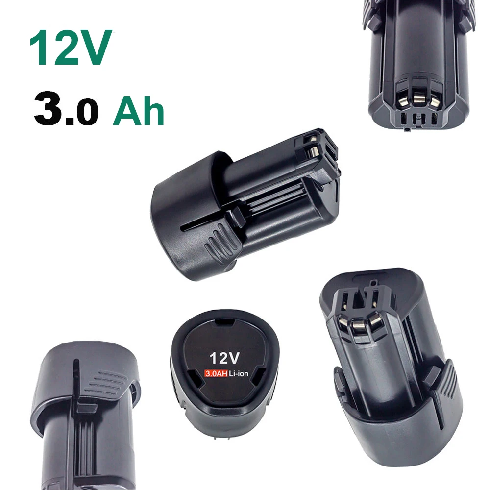 Battery Pack Replace For Bosch 3.0ah 10.8v 12v Liion Rechargeable