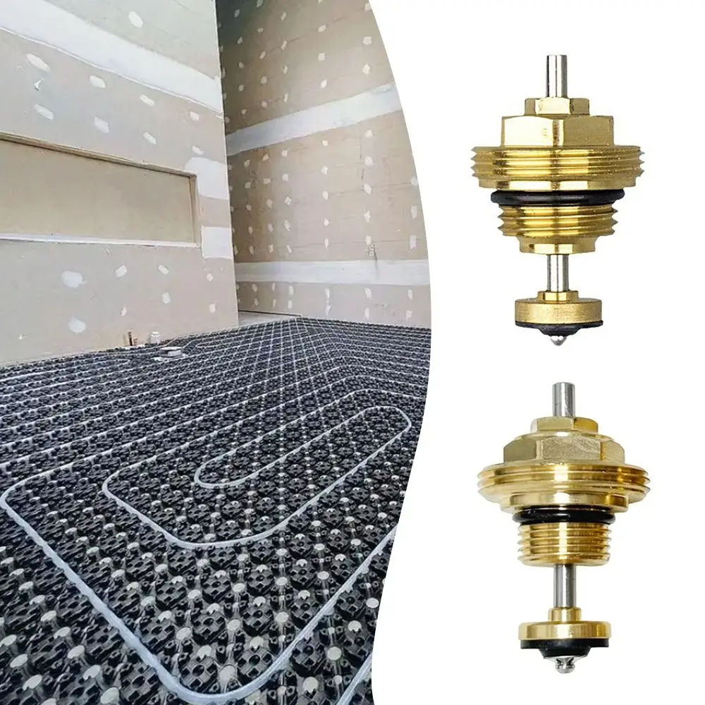 วาล์วกระจายความร้อนทองเหลือง ทนการกัดกร่อน ขนาด M30x1.5 พร้อมแกนวาล์วสปริงอัตโนมัติ สำหรับเปลี่ยน 1/2 3/8 1