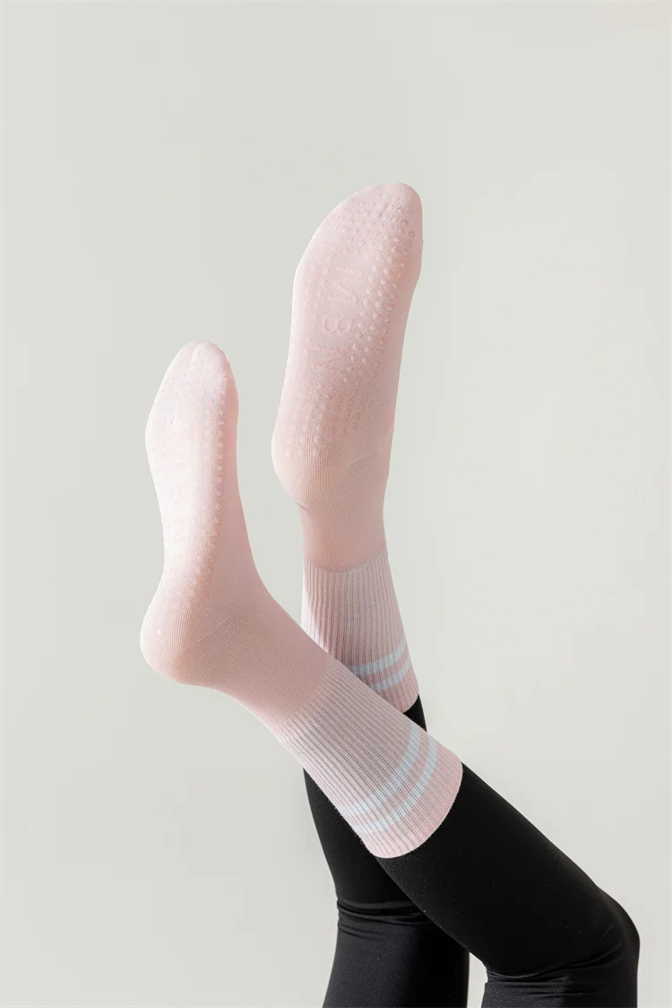 Ladies Ballet Dance Gym Elastic Fitness Cotton Non Slip Socks Women Breathable Grip Anti Slip Yoga and Pilates Socks for Woman 60 Se7623afaf9aa4fc18a09283b5b0fc56es