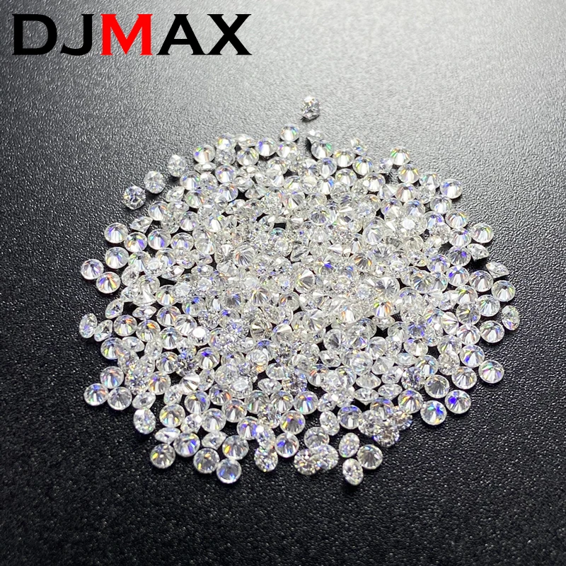 DJMAX Wholesale 1ct Small Size Stones Loose Moissanites 0.8mm3mm D