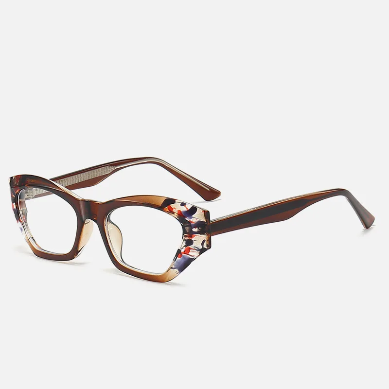 

Cat Eye Reading Glasses Women Men Vintage Polygons Eyeglasses Frame Female Optical Myopia Prescription Spectacles Red Black Blue