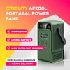 CTOLITY AP200 PD3.1 140W 192Wh 200W LiFePO4 Portable Power Bank 3000+ Cycle Ultra Fast Charging  LED DC Solar 150W PC 2