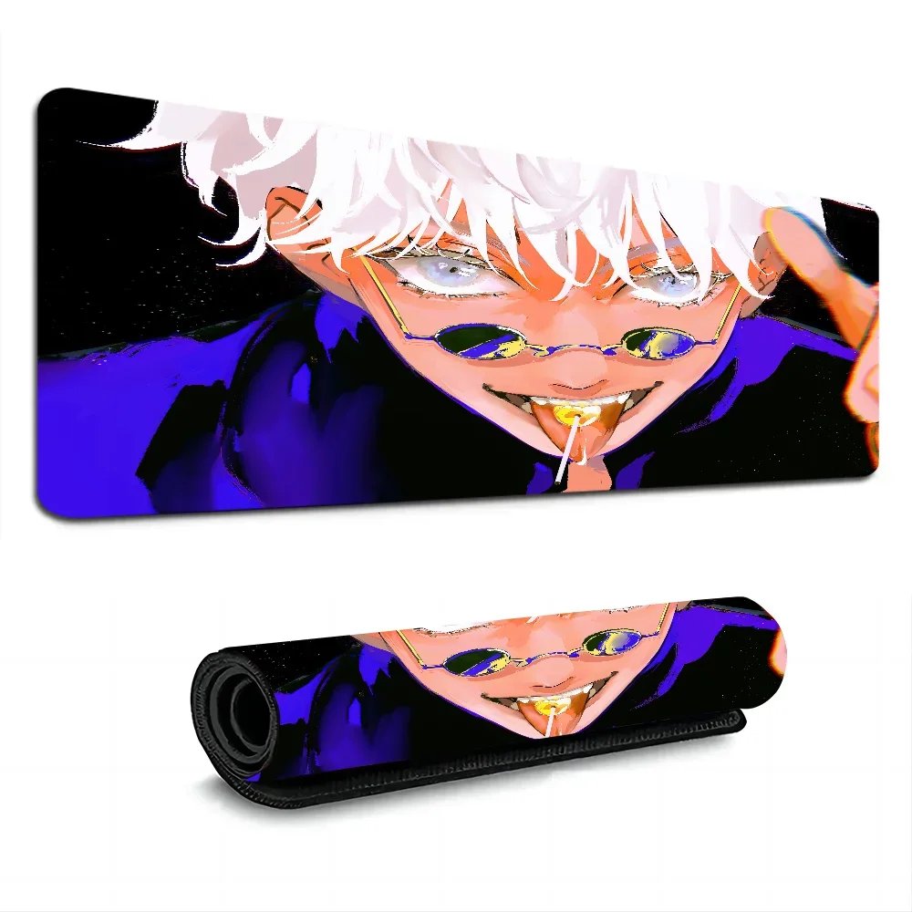 Anime Jujutsu Kaisen Gojo Satoru Itadori Yuji Large XXL Table Mat Student Mousepad Gamer Computer Keyboard Pad Games Pad 2