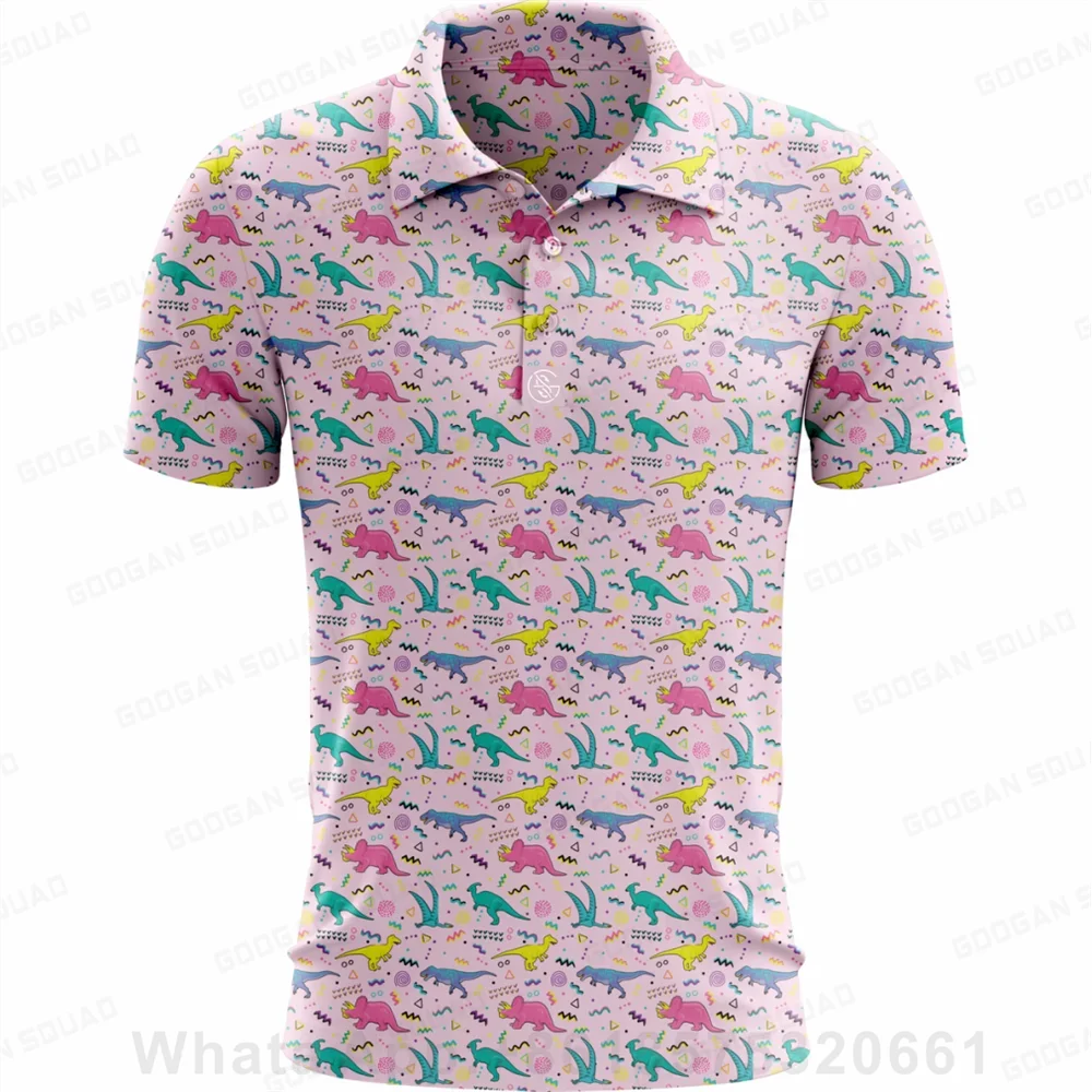 Summer Colorful Fashion Polo Tee Shirts Men Short Sleeve T-shirt Quick Dry Army Team Fishing Golf Pullover T-Shirt Tops Clothin