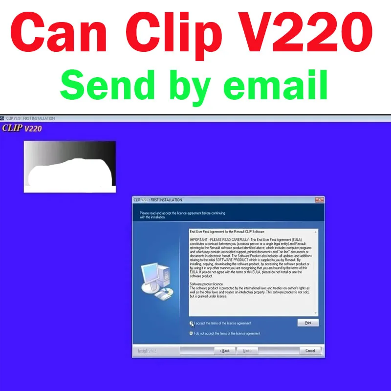 2024NewestCanClipV220ForRenaultOBD2DiagnosticSoftwareWith