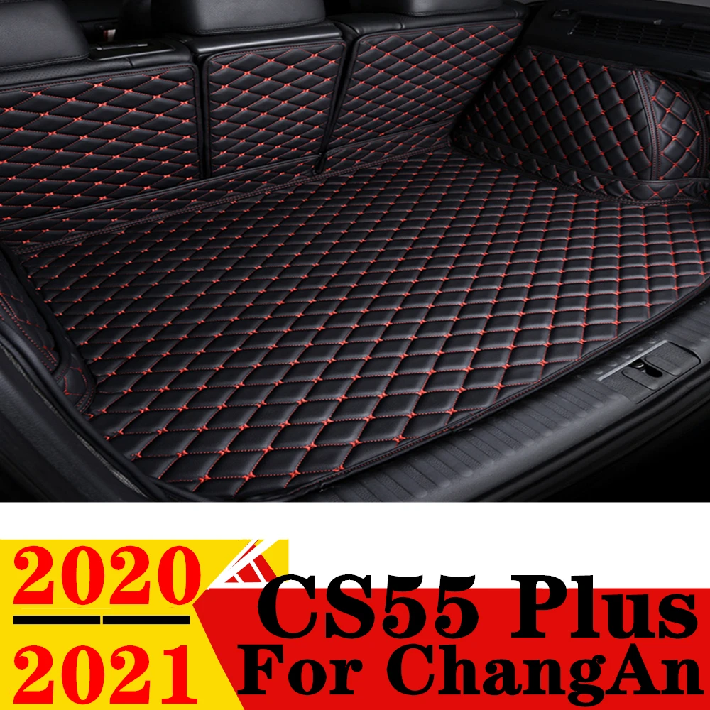 

Car Trunk Mat For ChangAn CS55 Plus 2021 2020 Rear Cargo Cover Carpet Liner Tail Interior Vehicles AUTO Parts Boot Luggage Pad