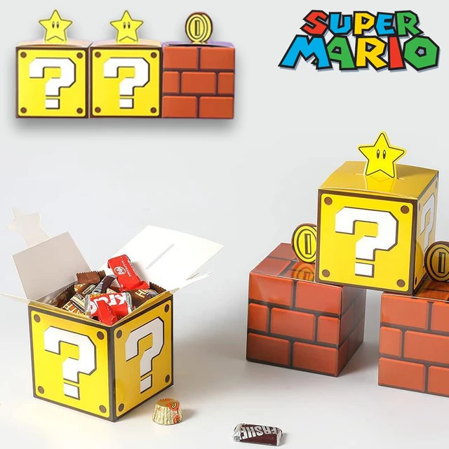 Confezione regalo Super Mario Bros scatole di caramelle Anime decorazione  per feste di compleanno borsa per imballaggio regalo per bambini forniture  scatola per bomboniere per Baby Shower - AliExpress