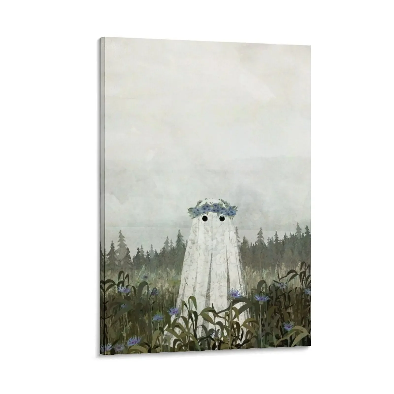 

Cornflower Ghost Canvas Painting Paintings Posters on the wall fashion wall paintings aesthetic room
