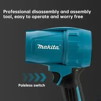 Souffleur à jet électrique portatif Makita 30000RPM sans balais haute puissance, turbo, pour neige, feuilles et poussière, compatible avec batterie 18V 2