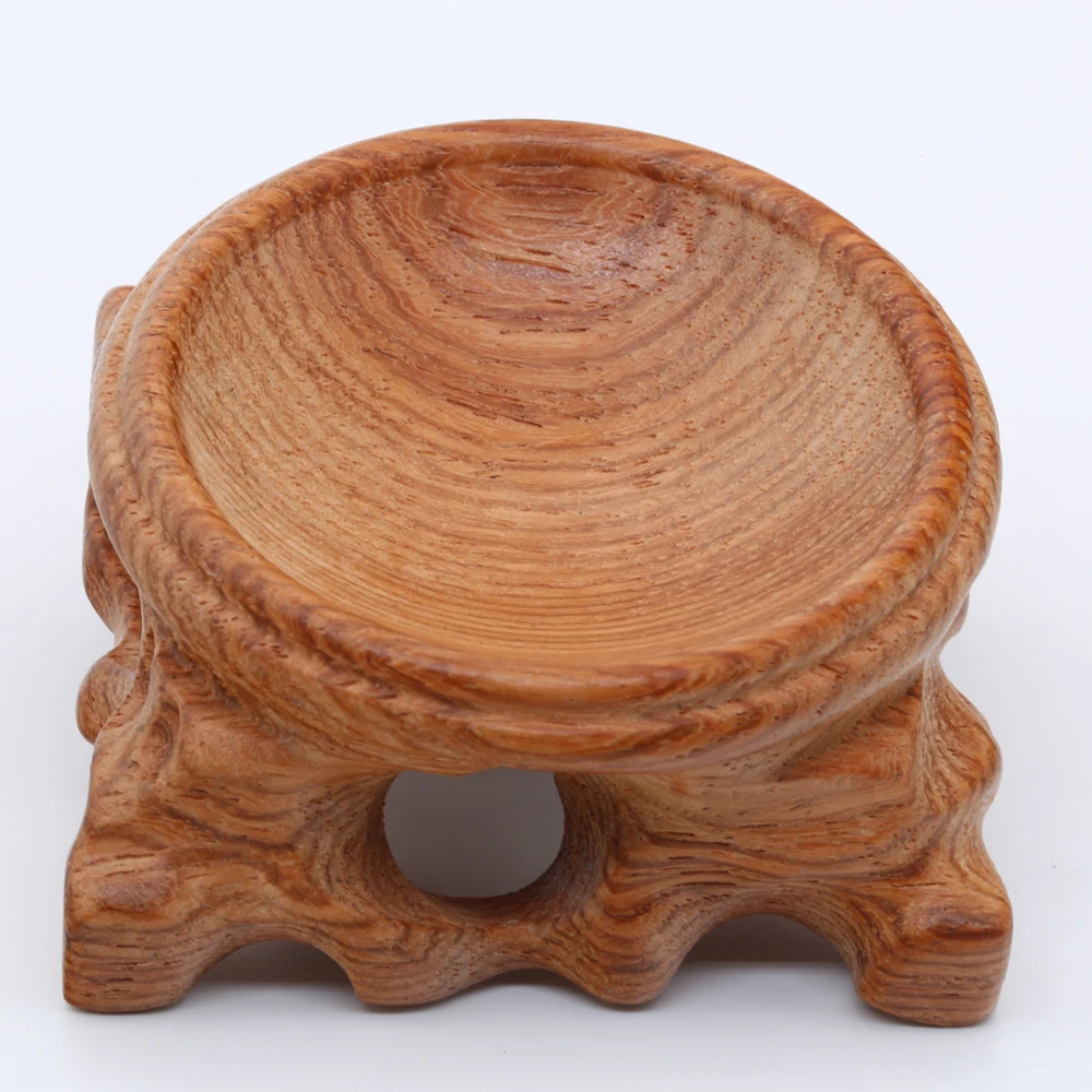 Wooden Display Stand 1pc For Crystal Glass Lens Ball Divination Photography Lensball Base Magic Sphere Stand Globe Egg Holder
