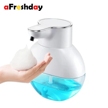 자동 감지 비누 디스펜서, 스마트 젤 폼 400ML 손 세정제, 벽걸이 적외선 센서 거품 주방 기계