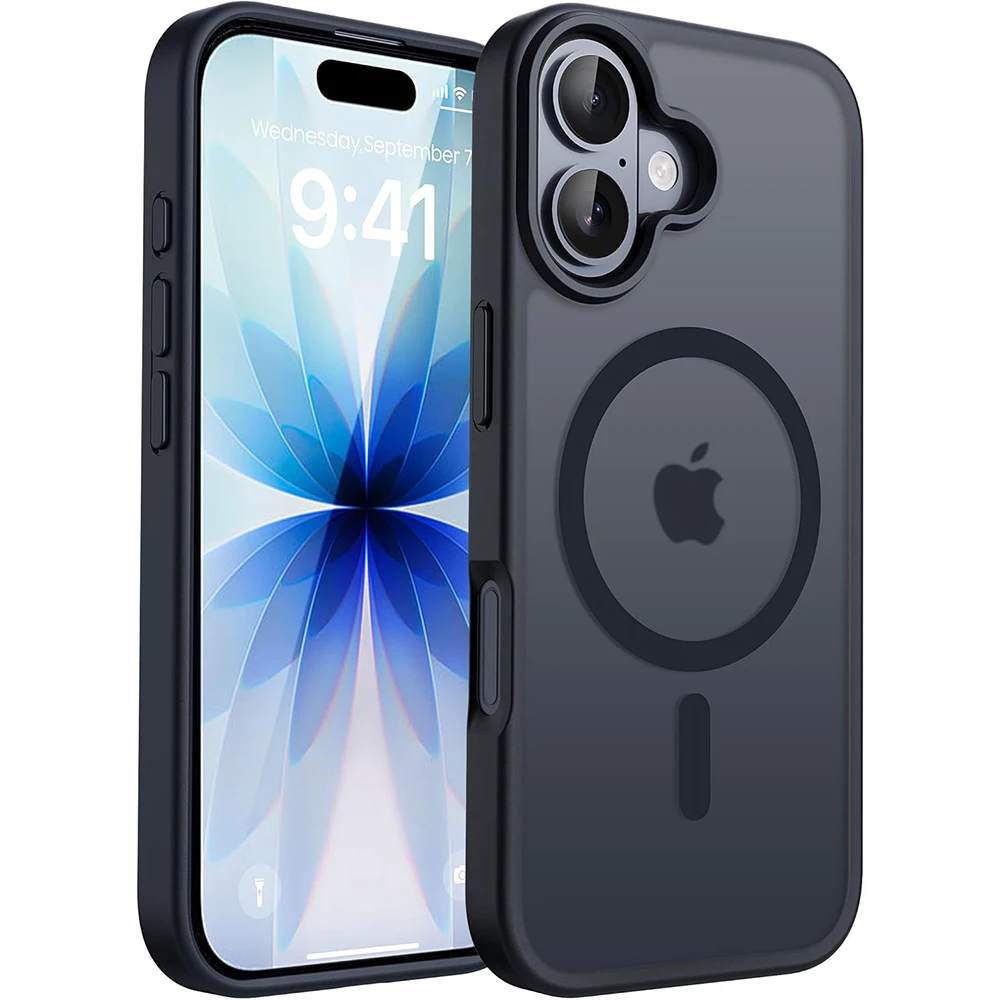 Sleek Matte MagSafe-Compatible Phone Case