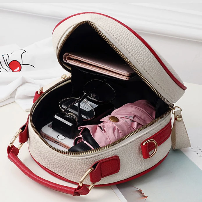 Creative Design Lovely Friut Pattern Small Backpack 2025 New Women One-shoulder Mobile Phone Make Up Bag Fashion Lady Handbag