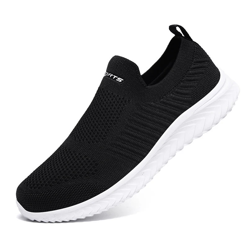 New Men Sneakers Light Fashion Casual Shoes Slip-on Comfortable Women Pink Couple Shoes Large Size 46  Gray Without Lace Design