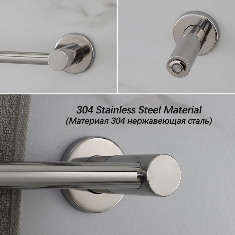 Black Bathroom Electric Towel Rack Wall Mounted Hidden Wires Electric Towel Dryer Smart Thermostatic Heated Rail