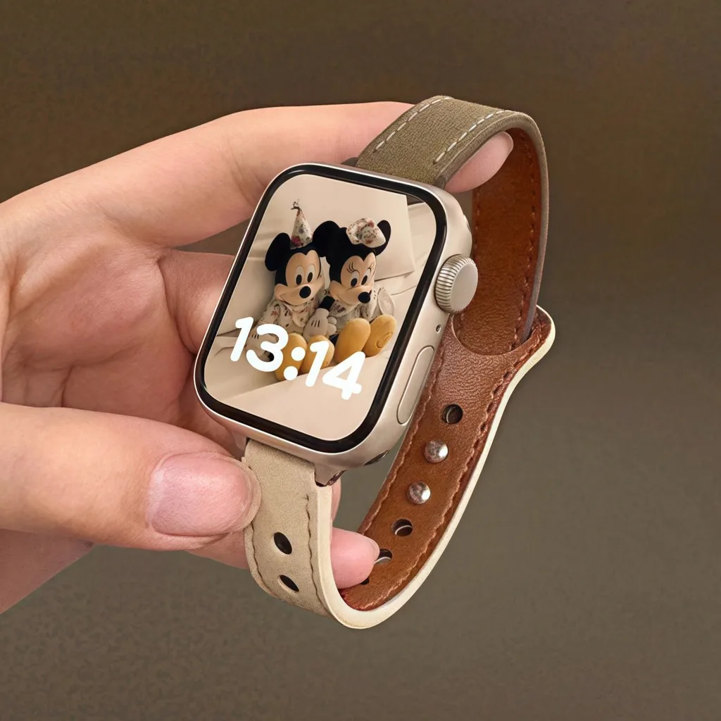 ตัวเลือกสินค้า สายหนังแท้สุดเท่ ใส่ได้ทุกรุ่น Apple Watch