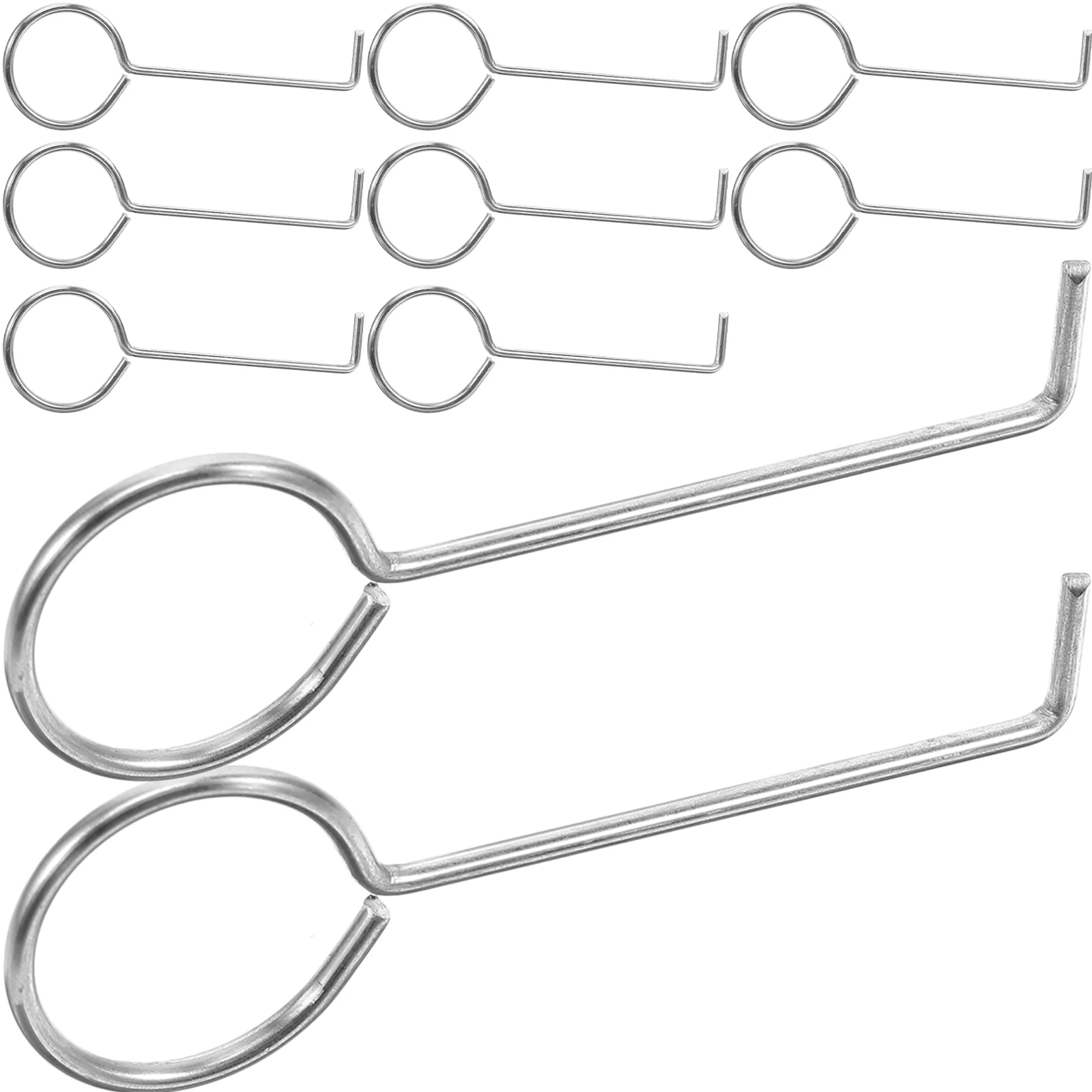 

Floor Drain Handle Hook Shower Drain Hooks Floor Drain Grate Hook Tub Drain Removal Tool Sink Strainer Lifting Hook Strainer