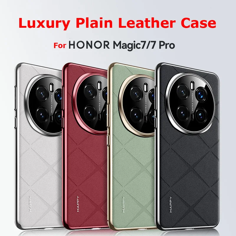 High-Quality Leather Case with Electric Porcelain Paint Finish