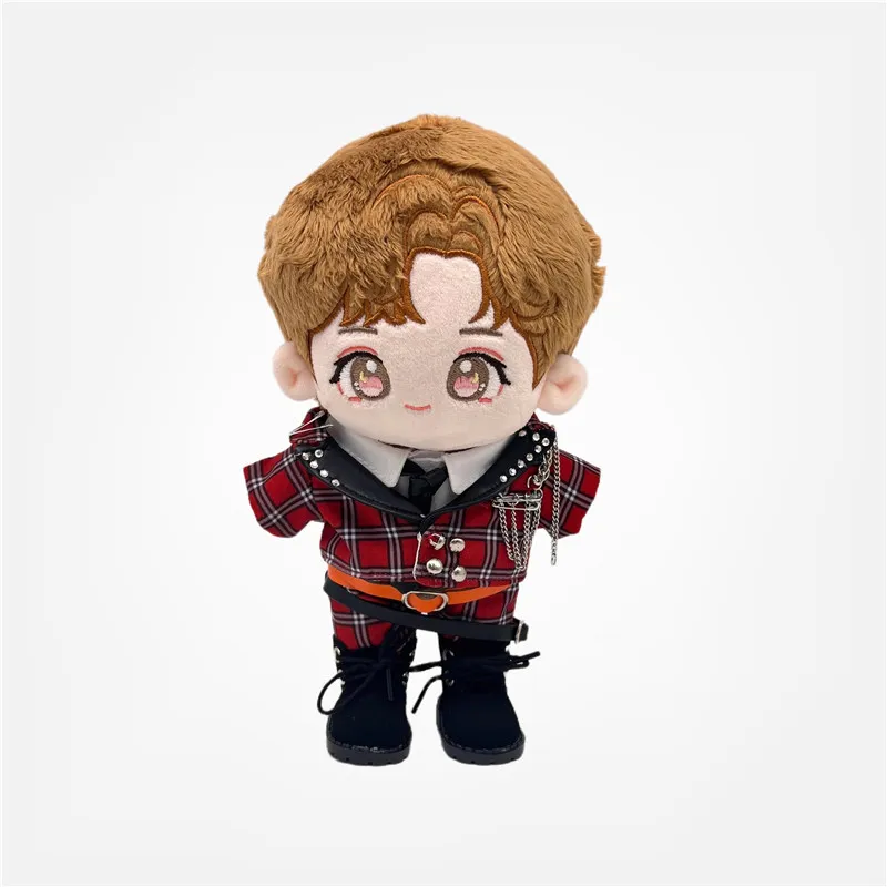20cm Doll Clothes Cartoon Animal Pattern Plush Mini Overalls For Cotton Stuffed Dolls Toy Accessories
