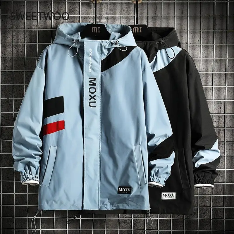 

Casual New 2022 Spring Autumn HIP HOP Streetwear Cardigan Zipper Up Jacket For Men'S Brand Baseball Clothes OverSize 5XL 6XL 7XL
