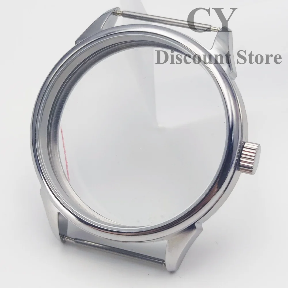 Silver Stainless Steel 42mm Watch Case