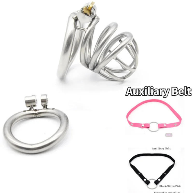 Metal Chastity Device Cage Chastity Curved Bird Lock Slave Cage