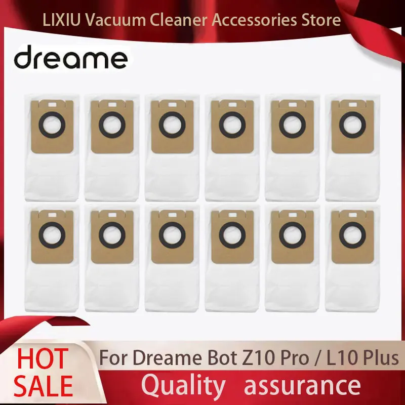 Misura per Dreame Bot D10 Plus RLS3D, L10 Plus, Z10 Pro Parti per aspirapolvere Accessori Rullo Spazzola laterale Filtro Hepa Mop Sacchetto per la polvere in tessuto  6