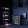 Built-in 100A BMS, with Touchable Smart Display & Mobile APP, Max. 48V 100AH Lithium LiFePO4 Battery, 4800W Power Output 4