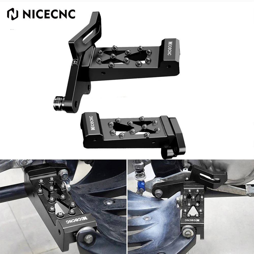 NICECNC For Yamaha Raptor 700 YFM700 Raptor 700R YFM700R SE Special Edition Foot Pegs Footpegs