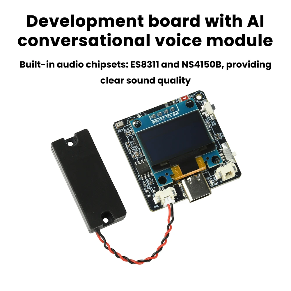 ESP32-C3 AI Development Board Voice Interaction & Continuous Dialogue Supports Deepsek/XiaoZhi Integration WiFi Demo Board